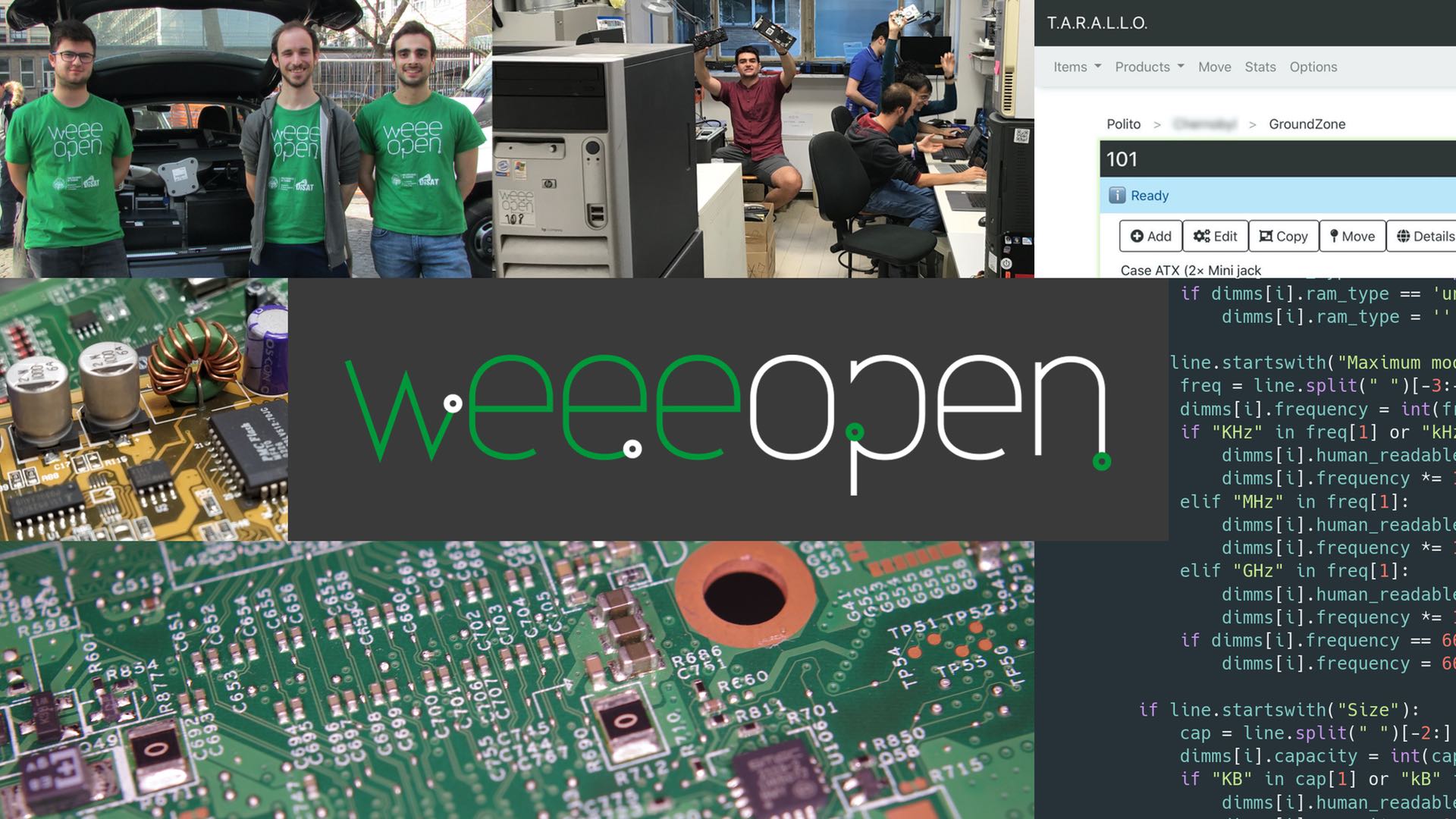 Al momento stai visualizzando Nuovo sito WEEE Open